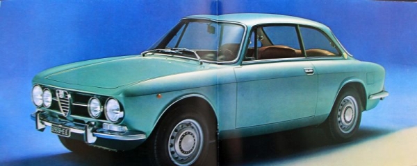 Alfa Romeo 1750 GT Veloce Modelprogram 1970 Carbrochure (0634)